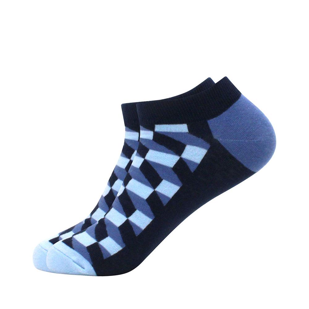 Men's Socks Invisible Short Summer Socks Quality Business Casual spring Color Combed cotton diamond astronaut Boat Socks