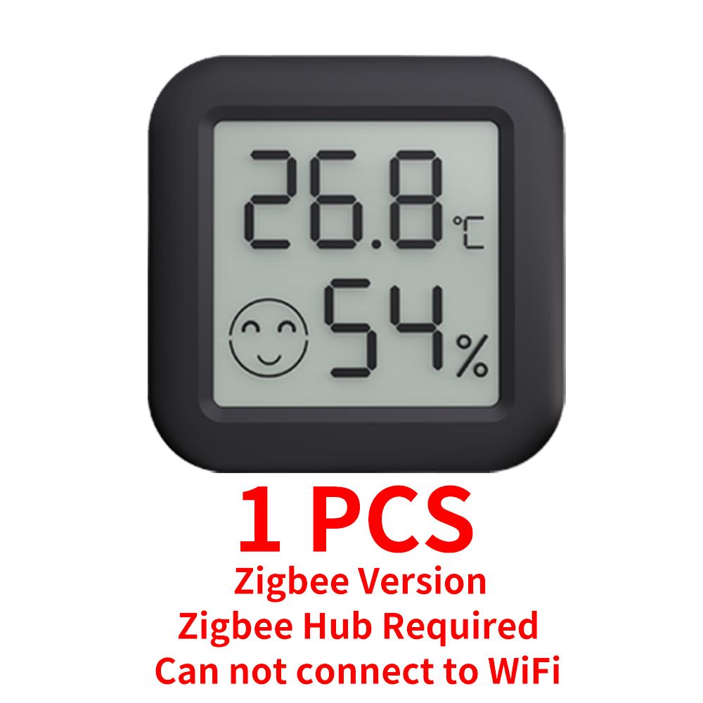 Tuya Zigbee 3.0 Temperature Humidity Sensor APP Remote Control Thermometer Via Smart Life For Smart Home Work With Yandex Alexa
