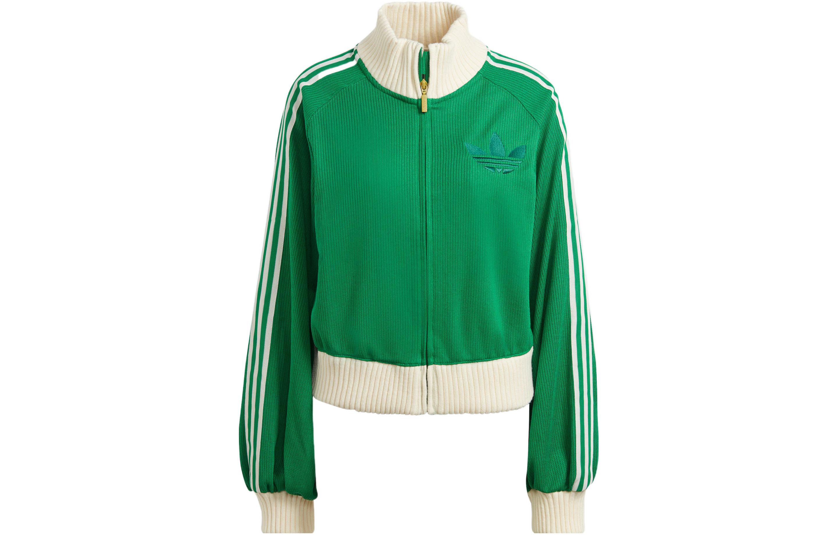

adidas originals Women s Adicolor 70s Blouson Track Top Green IB2025 M-L