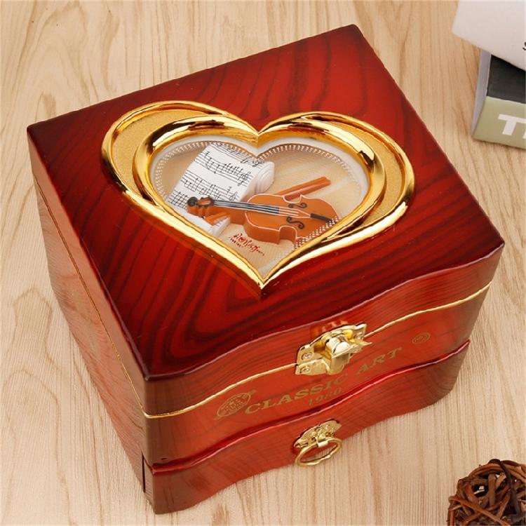 Attractive Decorative Music Box Ornament With Mechanical Jewelry Dance Upgrades Perfect for Bedroom or Study Decors