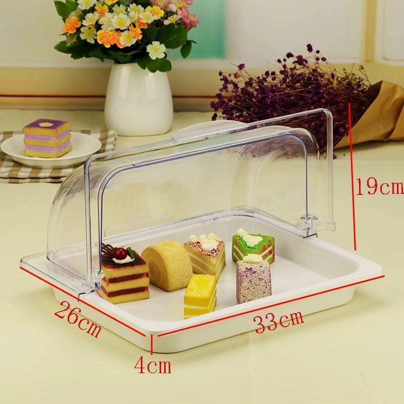 Melamine Food Display Tray with Lid