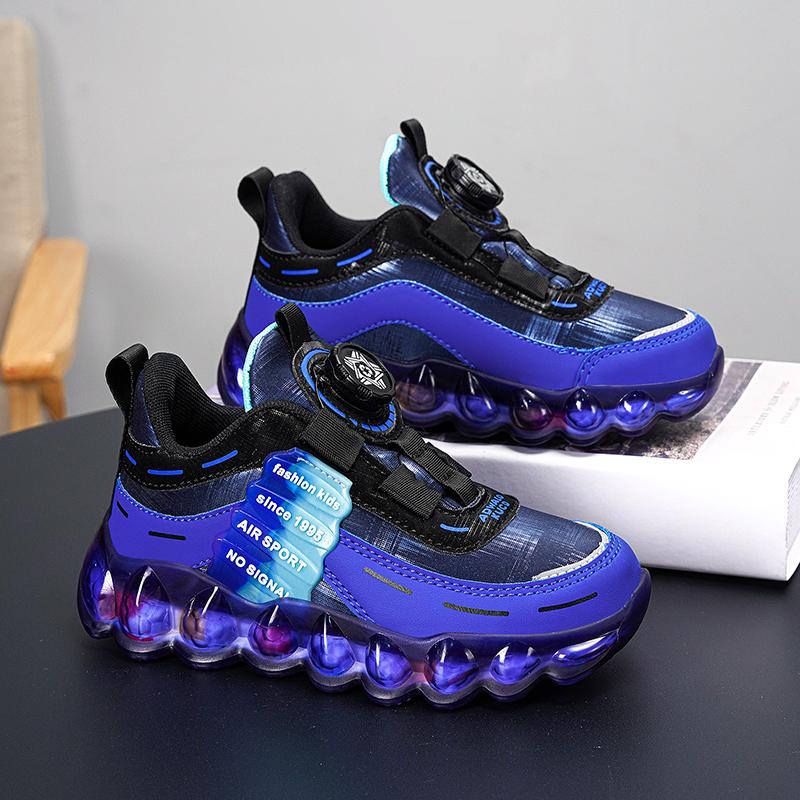 Розовые водонепроницаемые кроссовки из искусственной кожи для девочек — фото 9