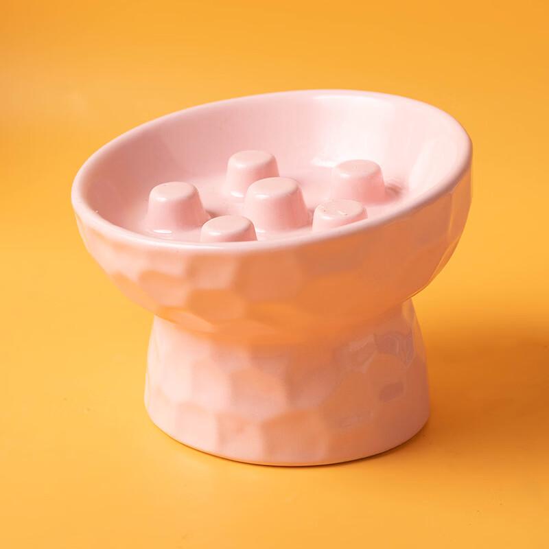 Changbaosen Elevated Ceramic Slow Feeder Pet Bowl