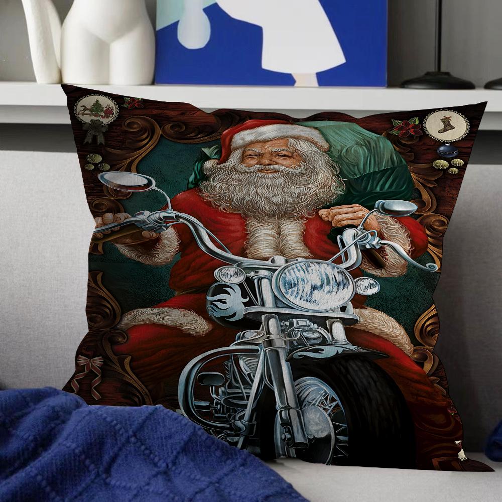 Merry Christmas Pillow Anime Pillow Sofa Bed Head Pillow Cover Cushion Cover 45x45 Cm Fashion