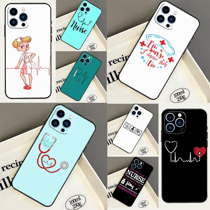 Stethoscope Heart Medical Nurse Case For OnePlus 15R 15 13 13R 13T 12 12R 10T 11 10 Pro Nord 5 CE 2 3 4 Lite N20 N30 Cover