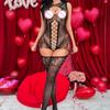 Sexy One-Piece Crotchless Full Body Stockings Sexiest Bodysuit Erotic Costumes High Elastic Fashion Pantyhose Exotic Jumpsuit