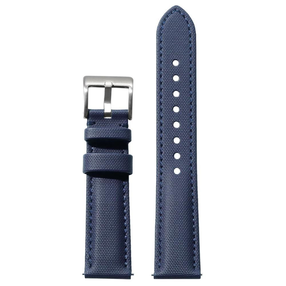 Sailcloth Straps 20mm 22mm for Omega for Blancpain for Seiko Divers Watches Men Women Nylon Quick Release Waterproof Watch Bands