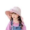 Children's Fan Hat Summer Large Brim Shawl Boys and Girls Breathable Mesh Sun Protection Hat Baby Outdoor Sun Hat