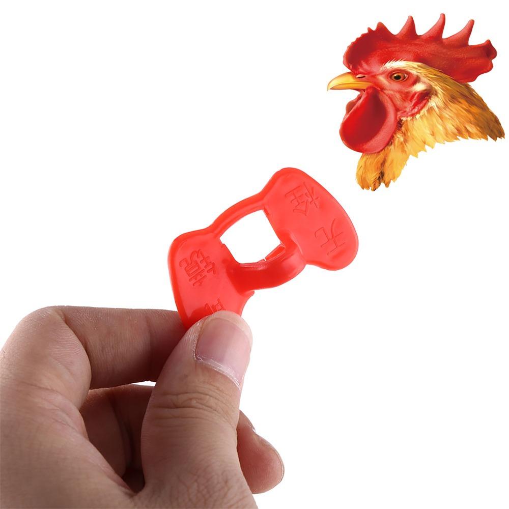 20pcs No Pin Bolt Anti-Pecking Goggles Non-Tethered Style Poultry Spectacles  Poultry Use