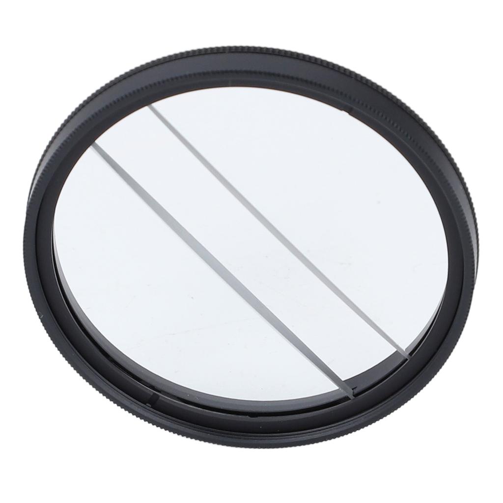52MM Unschärfe Spezialeffektfilter Doppelseitige Mehrschichtvergütung Split-Diopter-Filter mit Filter