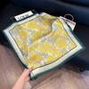 New silk scarf women's fashion versatile high-end small square scarf Korean version neck protection scarf spring and autumn retro scarf binding bag