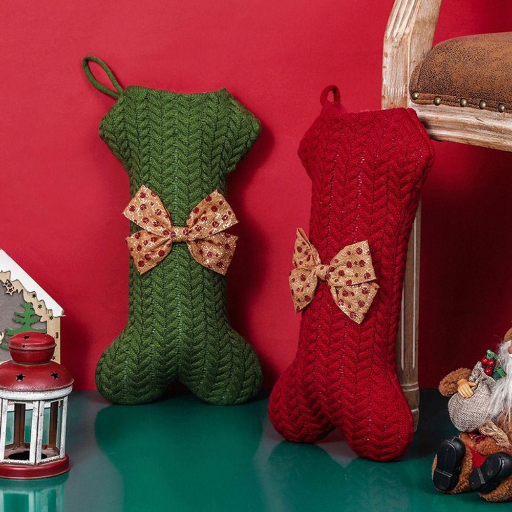 

Portable Xmas Tree Ornament Exquisite Dog Bone Christmas Ornament Children