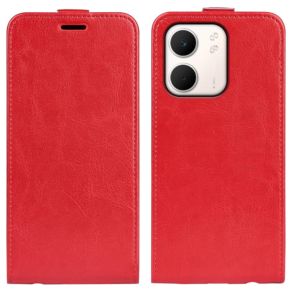 For Oppo A5x 5G/Oppo A5x 4G Case with Card Slots Vertical Flip Leather Phone Cover