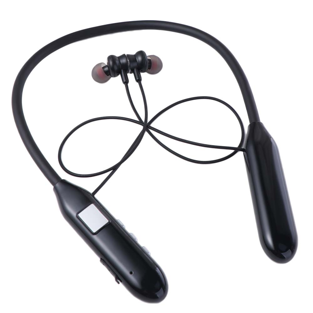 Magnetic Suction Wireless Bluetooth Earphones Digital Display Sports Headsets  Sports