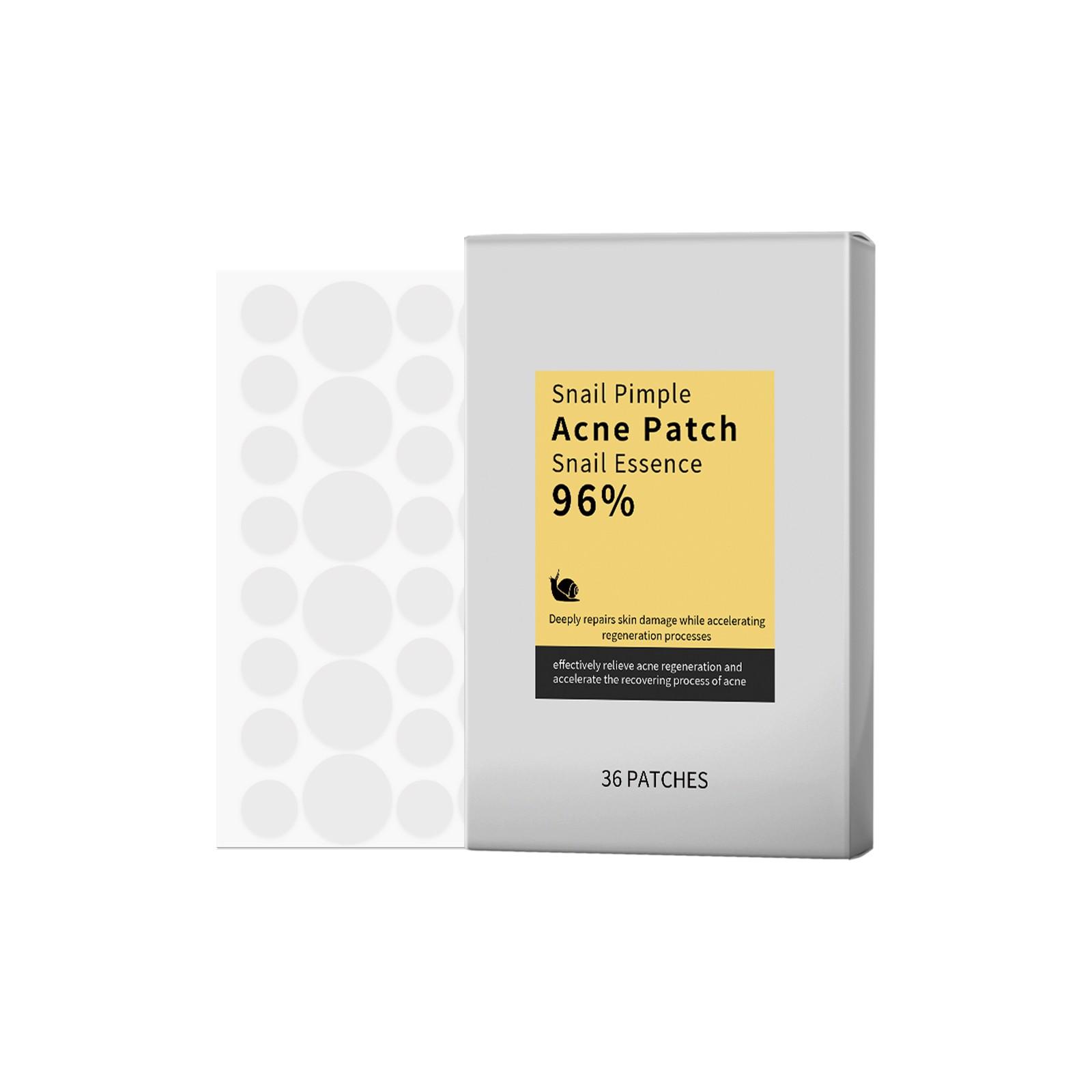 

Пластыри от прыщей для лица, покрытия от прыщей, гидроколлоидные пластыри от прыщей, наклейки от прыщей 2 размера 36 шт. One Size белый