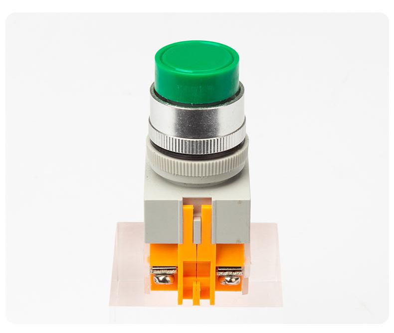 NP4-11GN Momentary Self-Resetting Red/Green Button Switch