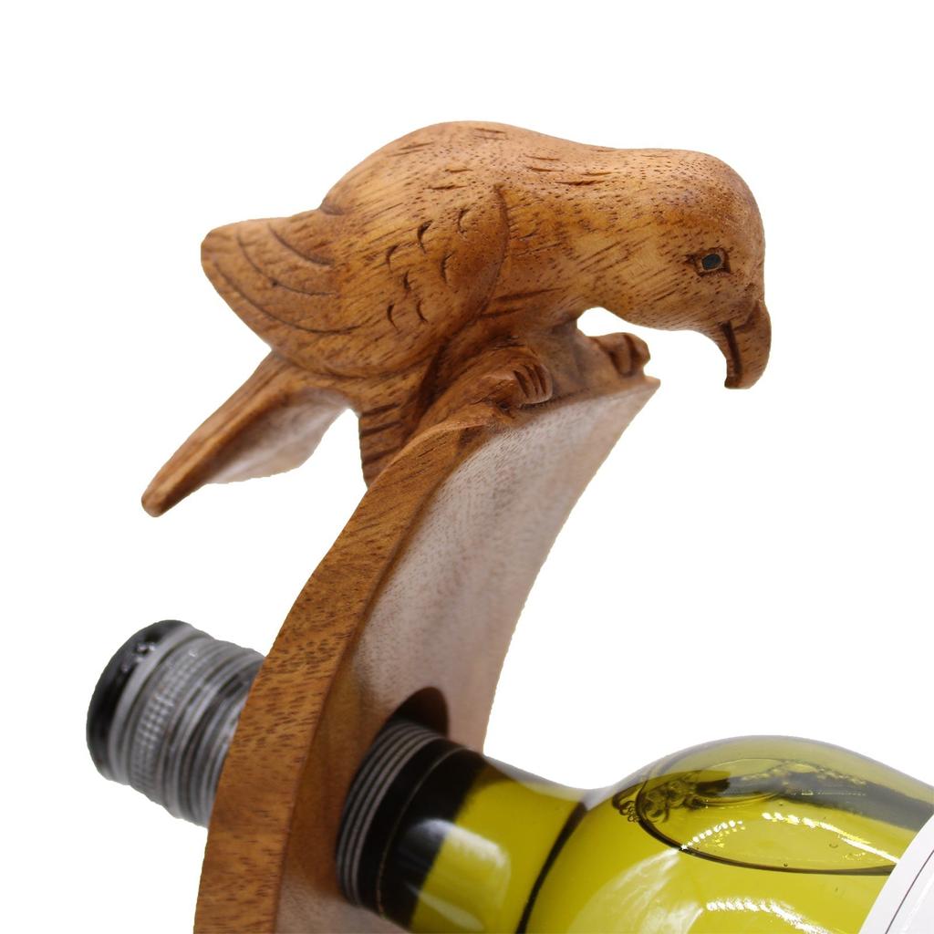 Wine Bottle Holder, Balancing Bird