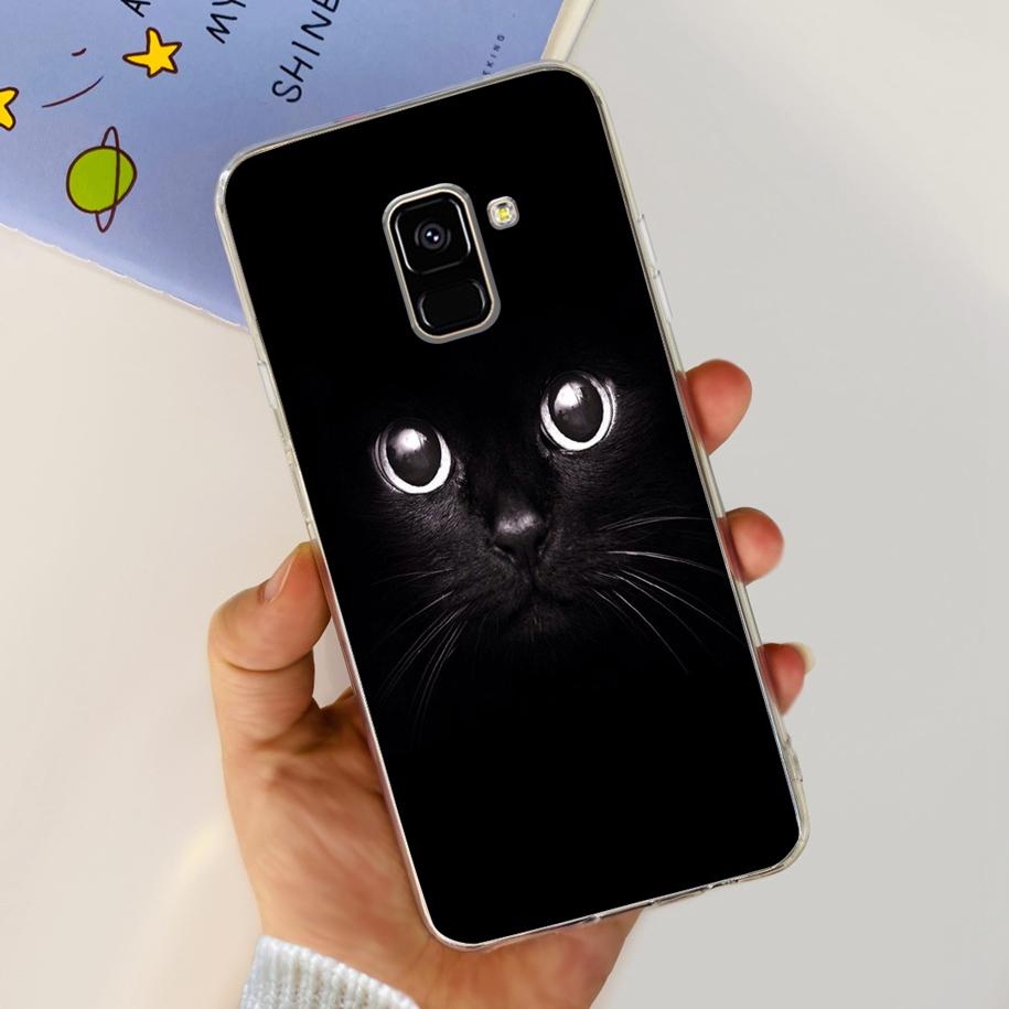 For Samsung Galaxy A6 A8 Plus Case 2018 Case Fashion Butterfly Soft Clear TPU Phone Cover For Samsung A6+ A8+ A 6 A 8 2018 Funda