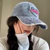 Wide Brim Baseball Cap Denim Denim Hat New Duckbill Cap  for Women Girls