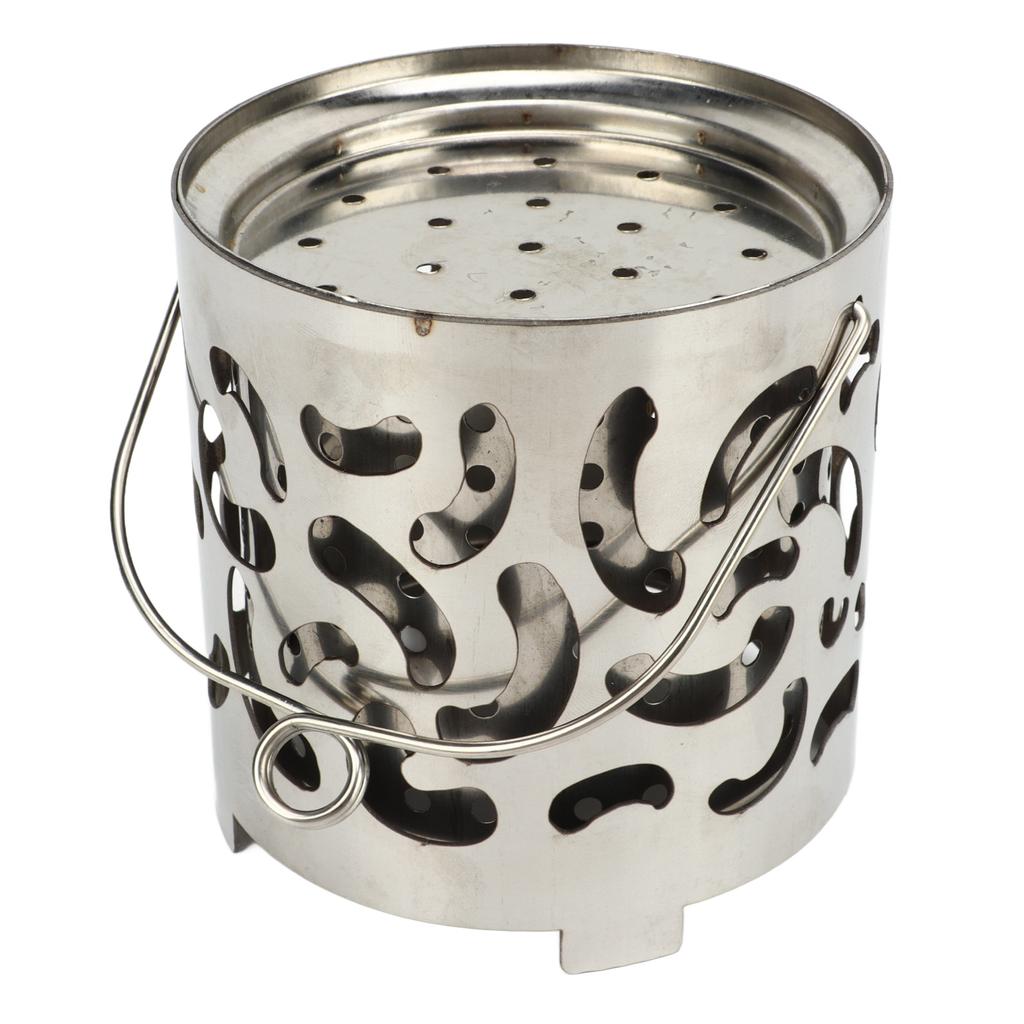 Camping Heizofen Tragbarer Mini Edelstahl Schnellheizend Zelt Heizabdeckung für Outdoor