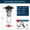 4 Female Thread Aquarium Feces Separator Professional Grade Filtration Separator for Aquarium Hobbyists Daily Use