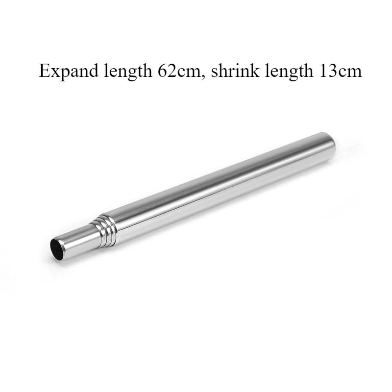 Blow Fire Tube Mouth Blowpipe Stainless Steel Telescopic Fire Blower Mini Portable Outdoor Camping Cooking Blowing Fire Stick