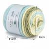 Hand-woven Rainbow Woollen Yarn 100g Multi-Color Yarn Dyeing Crocheting Cake Yarn  Baby