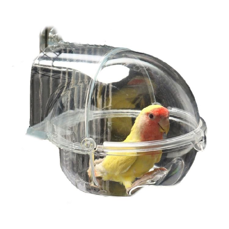 Parrot Bathtub Pet Bird Bath Tub Parrot Shower Box Transparent Bathing Tub