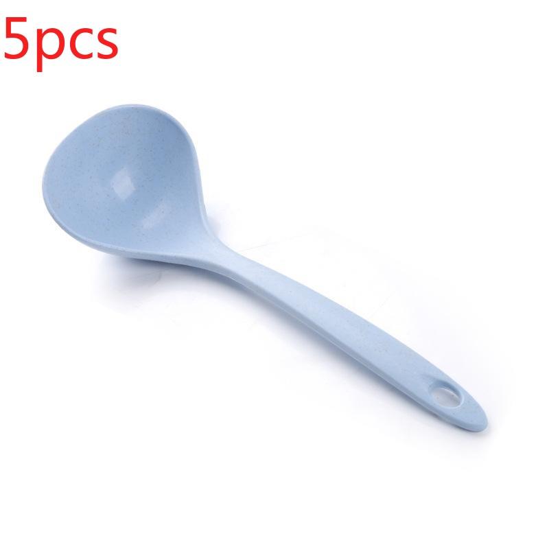 Vetecellulosa Vetehalm Stor sked Paddel Skopa Non-Stick slev Kökstillbehör