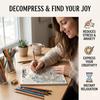 Little Doodles Stress Relief Coloring Book Tear Away Pages Anxiety Relief Doodle Sketch Book Adult Relaxation Art Activity Book
