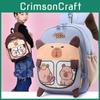 Children Themed Capybara Backpack Breathable Lightweight Cute Schoolbag Cartoon