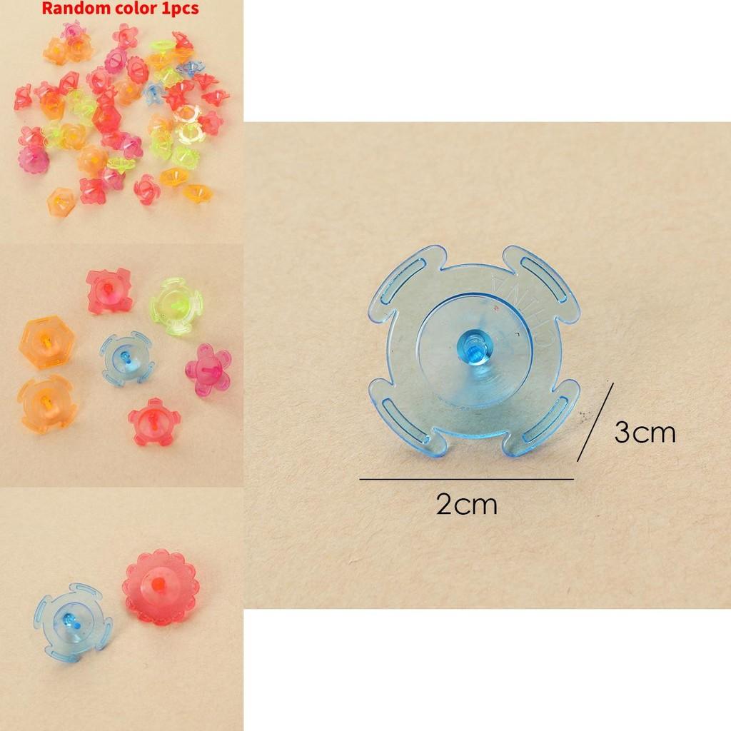 Plastic Hand Twist Transparent Gyroscope Toy For Kids Play And Collection