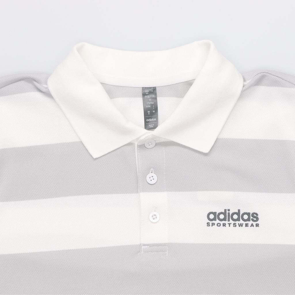 Adidas Polo Shirt Men's White/Light Gray JI9059