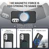 For Samsung Galaxy A25 5G (Global) (161mm) Case with Lens Kickstand Matte Back Cover Magnetic Case