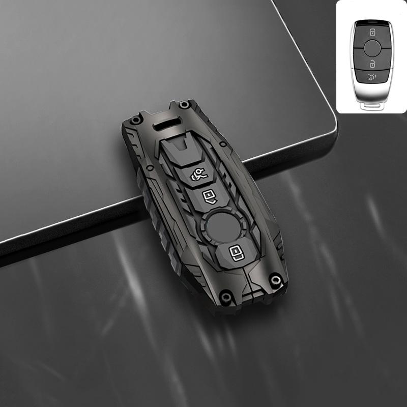 Fashion Zinc Alloy Car Key Case Cover Shell Fob For Mercedes Benz /24 C/Sclass W223 W206 S350L S400L S450L S500L Protector