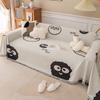 Chenille Sofa Cover Cartoon Coal Ball Sofa Cushion Cover Towel All Seasons Universal Cover Sofa Towel.