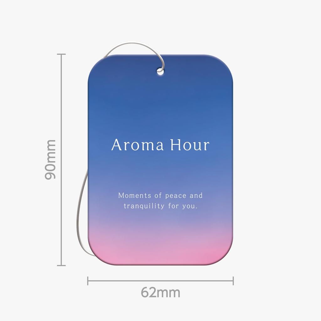 Harukado Aroma Hour Plate Pack of 3 Healing Musk