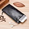 Nova carteira longa masculina versão coreana de juventude com zíper bolsa para celular masculina carteira ultrafina