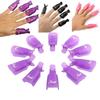 Sets Acrylic Plastic Nail Art Soak Off Cap Clip UV Gel Polish Remover Wrap Tool