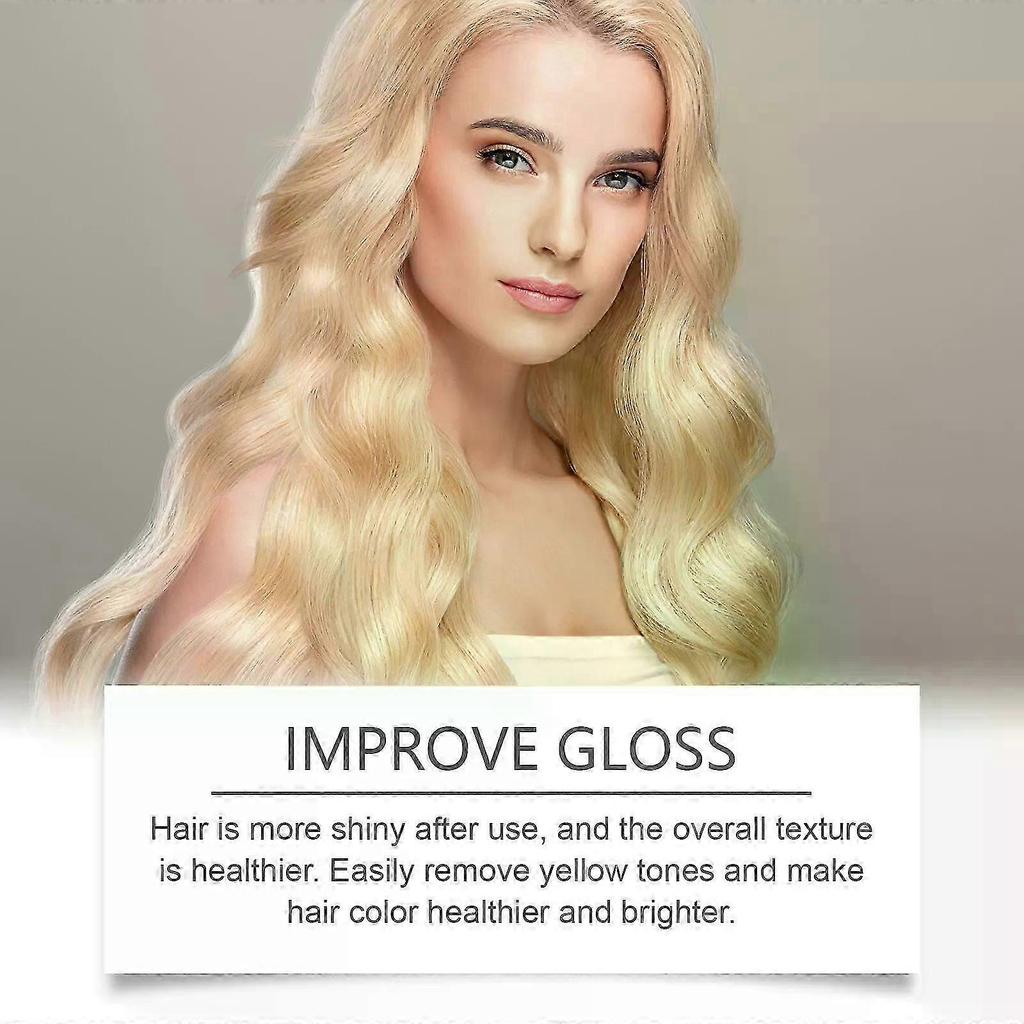 Maschera Viola alla Cheratina per Capelli - Trattamento Condizionante Profondo per Capelli Biondi per Neutralizzare i Riflessi Ramati