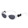 New Luxury Cat Eye Women Sunglasses Cute Bow Design UV400 Protection Stylish Travel Glasses for Women