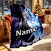 Custom Name Personalized BLEACH Print Blanket, Home Decor, Bedroom, Sofa, Camping, Couch, Gifts for Birthday ChristmasEnthusiasts