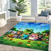 Minecraft 126 Carpet Design for Kitchen Outdoor Game Room Living Rooms Antislip Carpet Office home decor Perfect Gift for Women/Men
