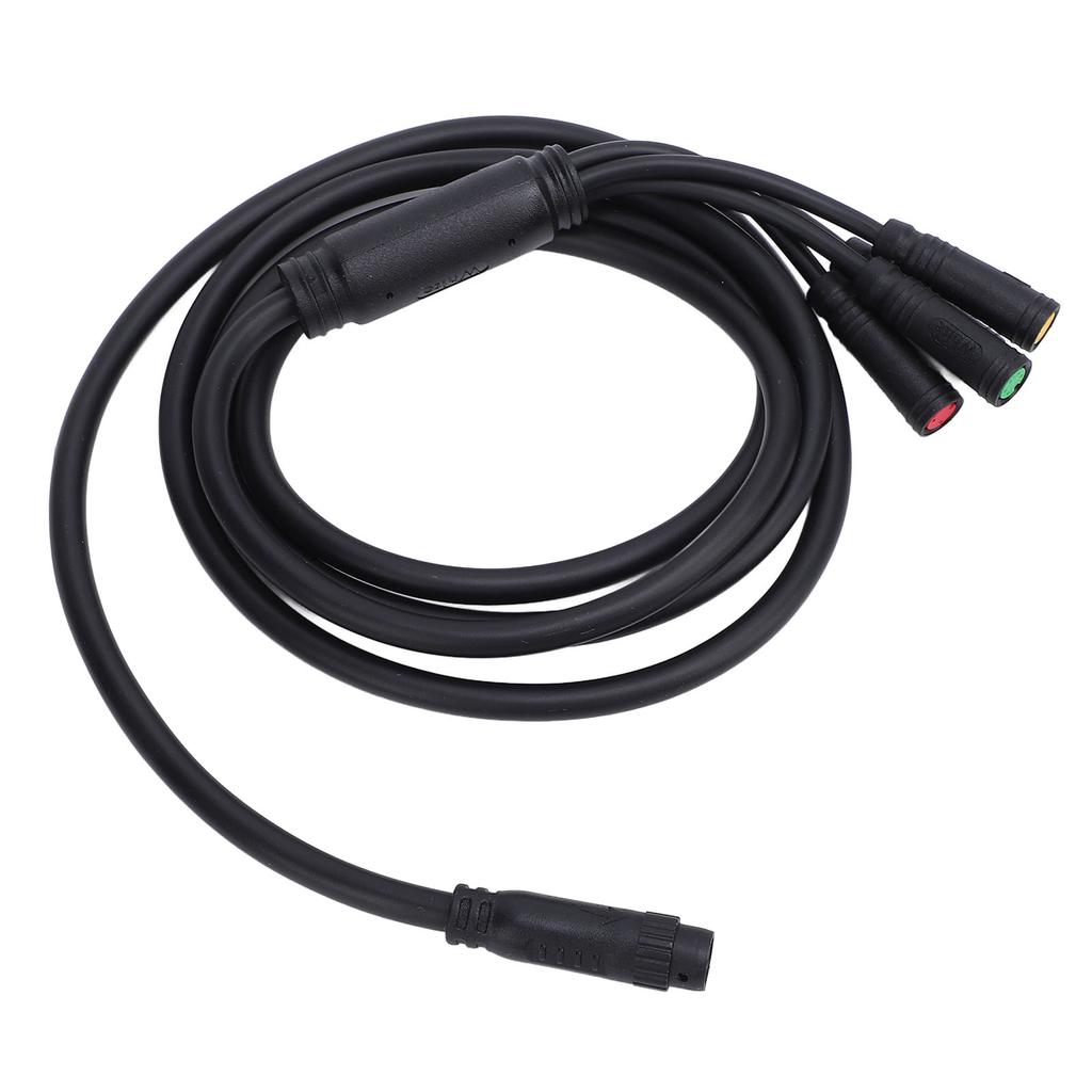 Electric Cycle Connector Cable 4.9FT Water Resistant Controller To Display Throttle Headlight Connecting Extension