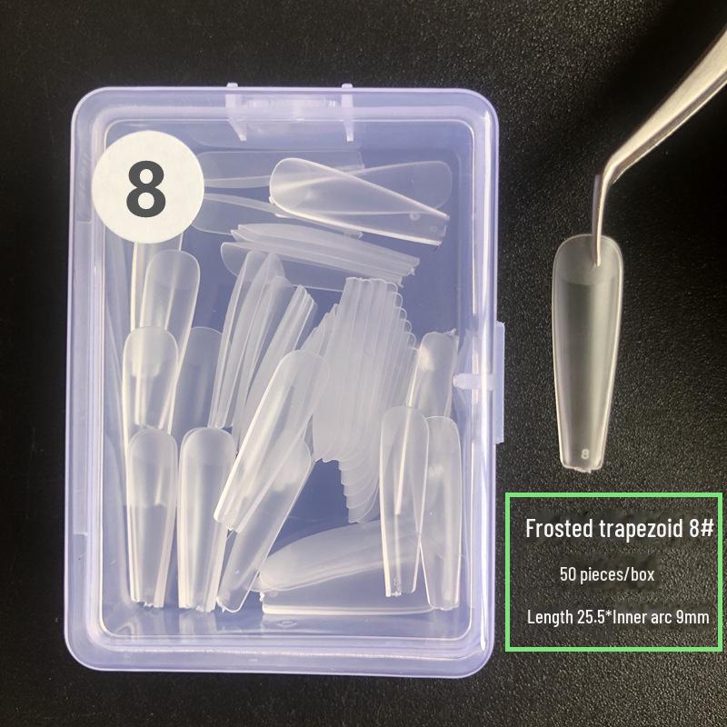 Matte ultradünne spurlos aufklebbare künstliche Nägel mit optionalen Nachfüllpackungen, doppelt verwendbar als vollständige oder halbe Aufkleber, kein Polieren erforderlich