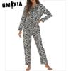 GMXIA Women's Long Sleeve Long Pants Loungewear Cardigan Pajama Set