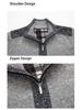 2025 Men's Solid Color Knit Zipper Cardigan - Thick Plus Velvet Coat for Autumn & Winter