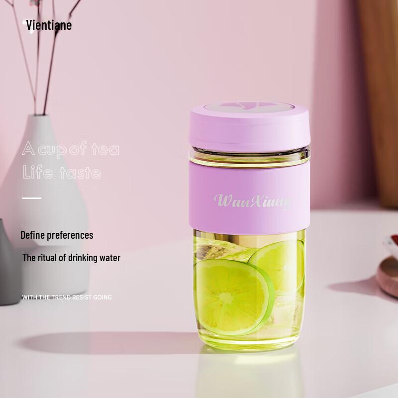 WANXIANG Silver Ion Single-Layer Glass Cup