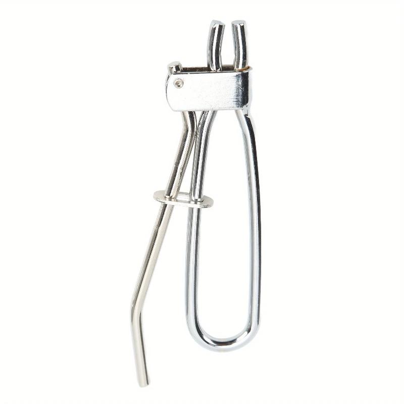 1PC Brake Hose Pinch Steel Chrome Finish 12mm Opening Rounded Jaw Edges Fuel Pipe Clamp Tool for Coolant Line Car Parts