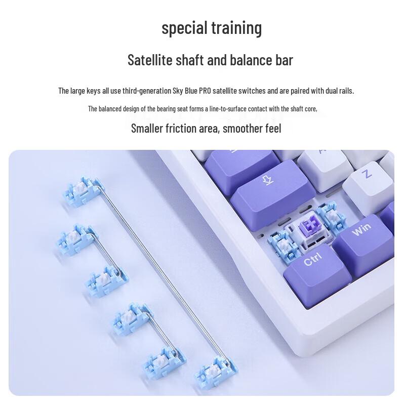 DAREU EK75 Triple-Mode Gasket Mechanical Keyboard